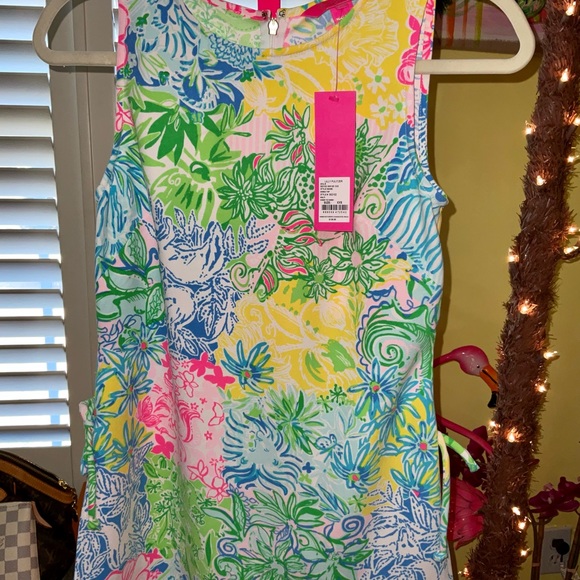 Lilly Pulitzer NEW W/TAGS Donna Top Multi Cheek to Cheek - Picture 15 of 16